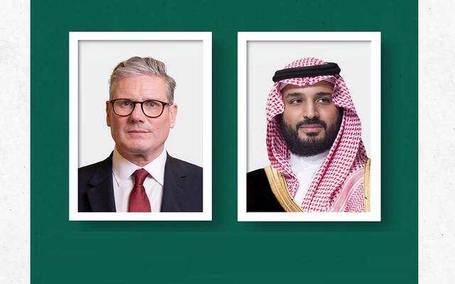 ولي العهد السعودي ورئيس وزراء بريطانيا