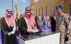 ولي العهد، الأمير محمد بن سلمان، على هامش افتتاح مرافق قاعدة الملك سلمان الجوية