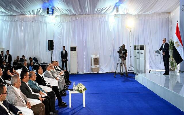 احتفالية افتتاح عدد من من المشروعات التنموية والصناعية الجديدة بمنطقة القنطرة غرب الصناعية التابعة للهيئة العامة للمنطقة الاقتصادية لقناة السويس