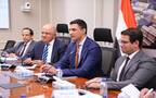 خالد هاشم وزير الصناعة وحسن رداد وزير العمل