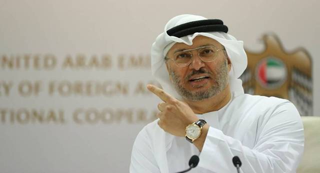 The UAE’s Minister of State for Foreign Affairs, Anwar Gargash