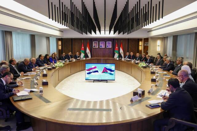 خلال فعاليات الدورة الثالثة والثلاثين من اللجنة العليا المصرية الأردنية المُشتركة