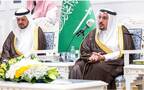 الأمير فيصل بن مشعل بن سعود بن عبدالعزيز أمير منطقة القصيم خلال توقيع عدد من العقود بالمنطقة