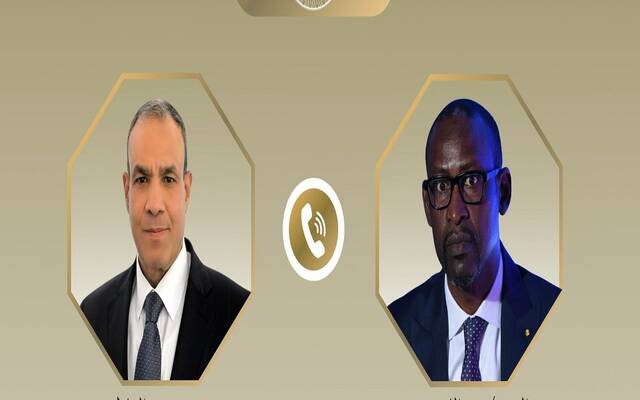 بدر عبد العاطي وزير الخارجية والتعاون الدولي وعبد الله ديوب وزير خارجية جمهورية مالي