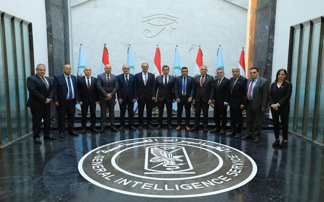 حسن رشاد رئيس المخابرات العامة المصرية واللجنة الفلسطينية لإدارة قطاع غزة