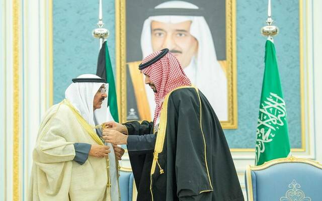 ولي العهد السعودي وأمير دولة الكويت