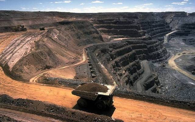 An iron ore mine