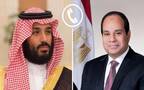 الرئيس المصري عبد الفتاح السيسي والأمير محمد بن سلمان ولي عهد المملكة العربية السعودية