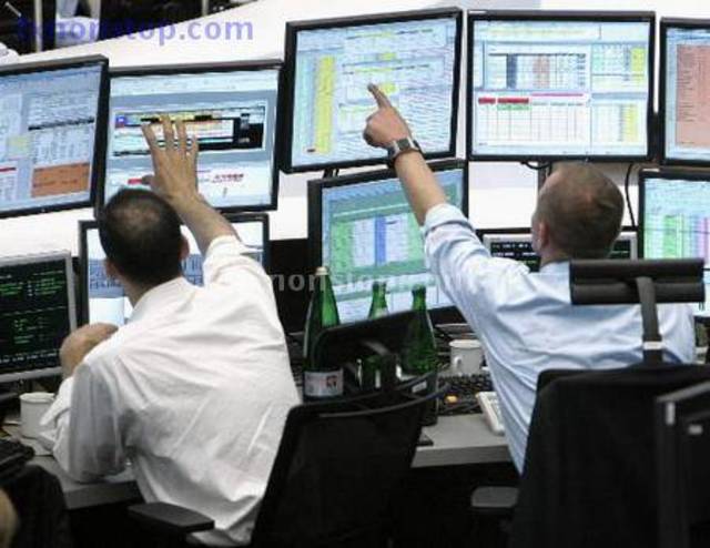 European shares widen losses by mid-trade