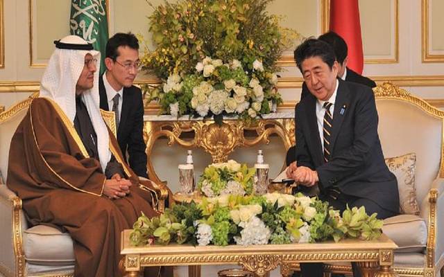 وزير الطاقة السعودي يبحث التعاون النفطي مع رئيس وزراء اليابان