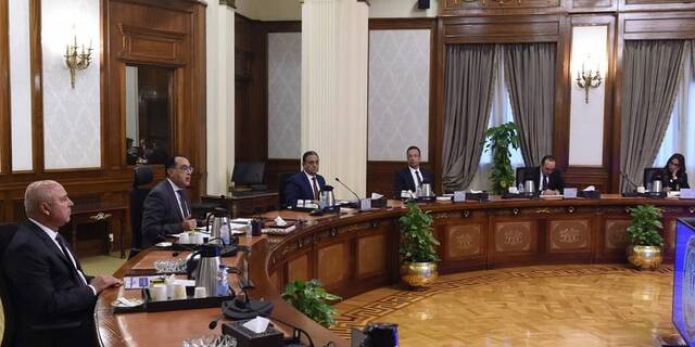 مصطفى مدبولي، رئيس مجلس الوزراء، في اجتماع اليوم