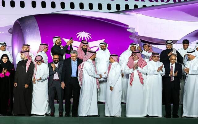 الخطوط السعودية تطلق طائرتها المتوشحة بشعار روح السعودية ضمن إطار الشراكة مع الهيئة السعودية للسياحة