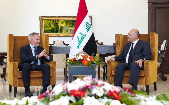 الرئيس العراقي يؤكد الحرص على إقامة علاقات متينة مع إيطاليا والاتحاد الأوروبي