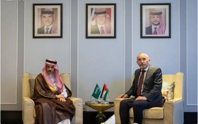 الأمير فيصل بن فرحان بن عبدالله وزير الخارجية ونائب رئيس الوزراء وزير الخارجية وشؤون المغتربين في المملكة الأردنية