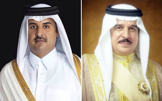 ملك البجرين- أمير قطر