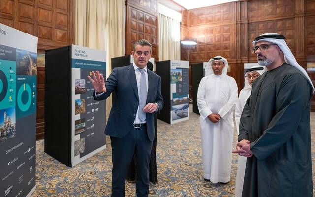 الشيخ خالد بن محمد بن زايد آل نهيان ولي عهد أبوظبي خلال زيارته إلى جمهورية البرازيل