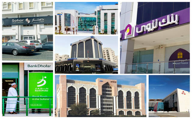 البنوك المدرجة في بورصة مسقط