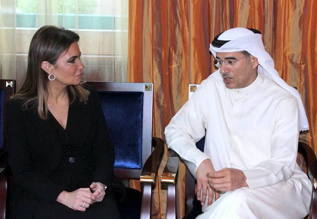 وزيرة الاستثمار والتعاون الدولي تبحث مع محمد العبار رئيس شركة إعمار زيادة استثماراته في مصر - الصورة من البيان