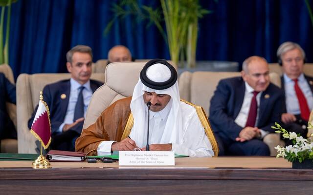 الشيخ تميم بن حمد آل ثاني أمير قطر