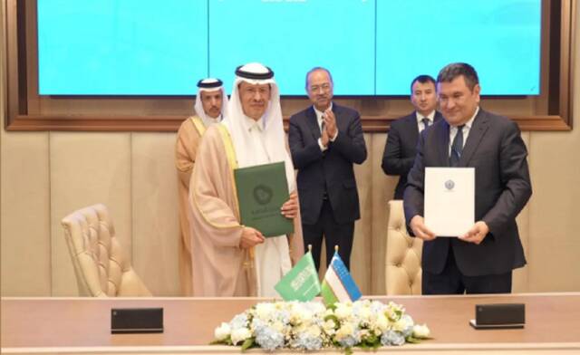 السعودية وأوزبكستان تُصدران بياناً مشتركاً لرسم خريطة التعاون في مجال الطاقة