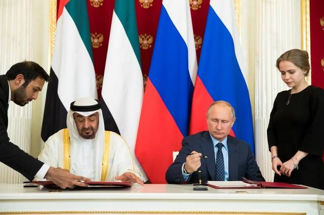 في سطور.. تعرف على حجم العلاقات الاقتصادية بين الإمارات وروسيا