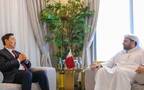 خلال اللقاء مع مبعوث الحكومة الصينية لشؤون الشرق الأوسط