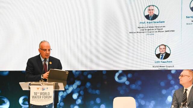 وزير الري: الاعتماد على تحلية المياه لمواجهة تحديات مصر المائية