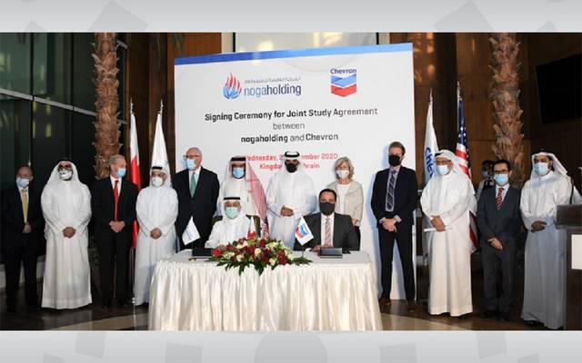 "القابضة للنفط" البحرينية توقع مع "شيفرون" اتفاقية لتطوير قطاع الغاز