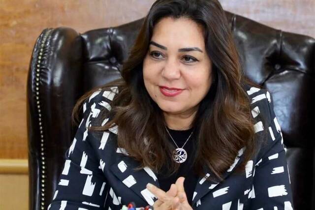 منال عوض وزيرة التنمية المحلية