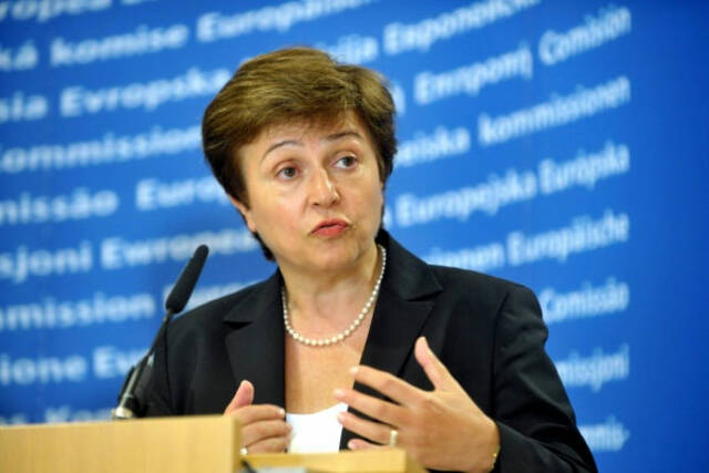 المديرة التنفيذية لصندوق النقد الدولي كريستالينا جورجييفا