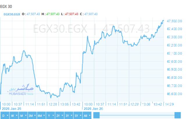 المؤشر الرئيسي للبورصة "EGX30"