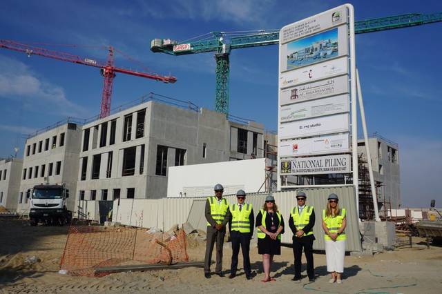 أعمال بناء "مدرسة ساوث فيو" تسير وفق الجدول الزمني المحدد