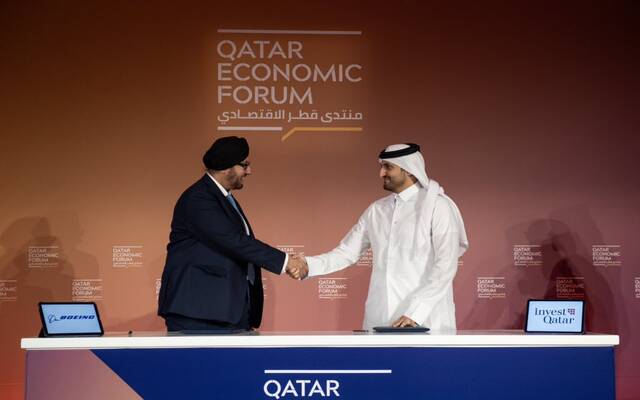 "ترويج الاستثمار" و"بوينج" توقِّعان مذكرة تفاهم لتأسيس كيان في قطر