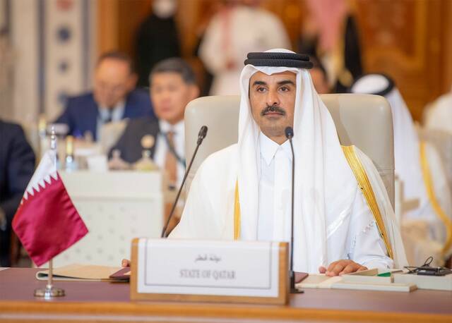 أمير قطر: إلى متى يظل المجتمع الدولي يعامل إسرائيل وكأنها فوق القانون الدولي