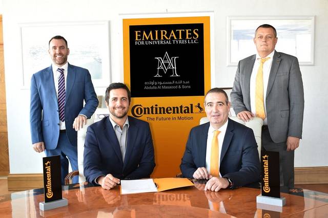 Continental reappoints EUT as sole distributor in UAE