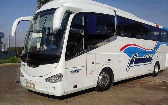إحدى حافلات الشركة المغربية للنقل ستيام