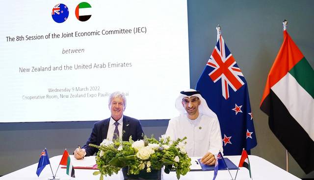 UAE's non-oil trade with New Zealand hits AED 2.8bn in 2021