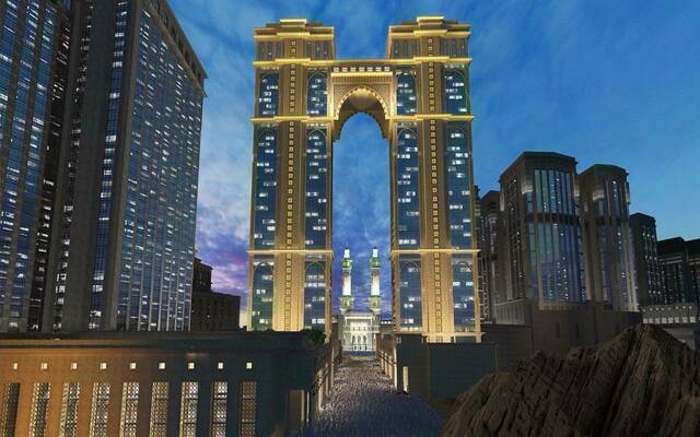 أبراج جبل عمر بجوار الحرم المكي