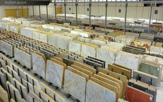 مستودع تابع لشركة مصنع تصميم الرخام "ماربل ديزاين"- أرشيفية