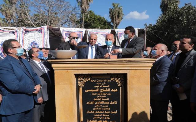 وزير النقل يضع حجر الأساس لمشروع "تحيا مصر المنصورة"