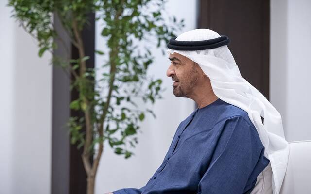 الشيخ محمد بن زايد آل نهيان رئيس الإمارات