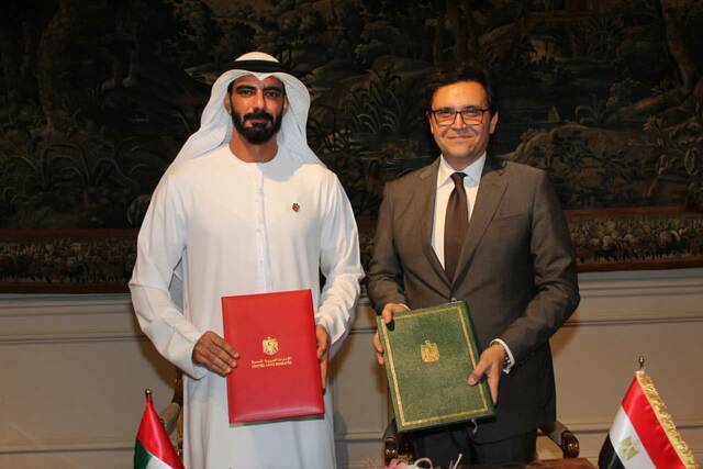 جانب من توقيع مذكرة التفاهم بين البلدين