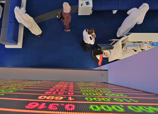 20 مليار درهم خسائر سوقية لبورصة أبوظبي بنهاية جلسة الاثنين