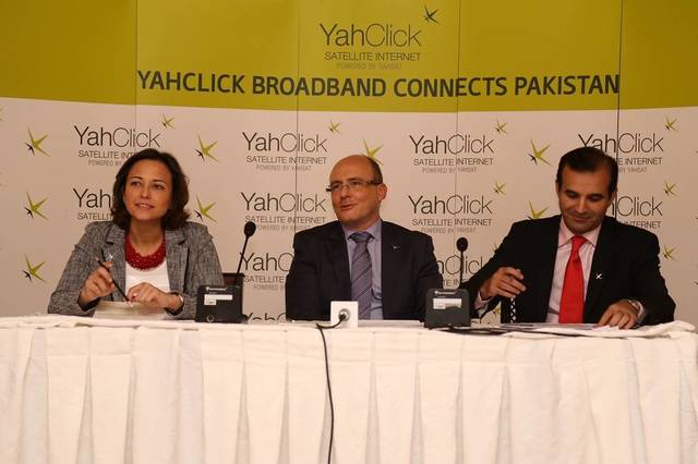"ياه كليك" الإماراتية تطلق أولى خدمات الإنترنت الفضائية في باكستان