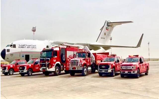"الإطفاء" الكويتية توجه فريق إلى تركيا للمشاركة بعمليات البحث والإنقاذ