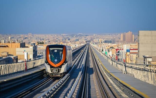 قطار الرياض المسار البرتقالي- أرشيفية