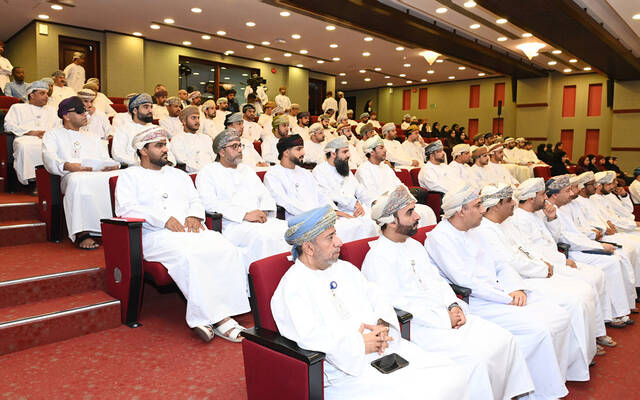 جانب من حفل إطلاق النظام المالي الحكومي الموحد "مالية" بسلطنة عُمان