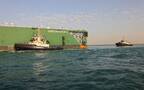 عملية عبور الحوض العائم  "GREEN DOCK 3"