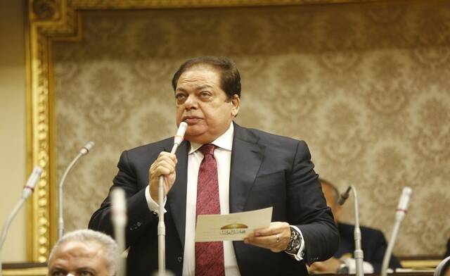 رجل الأعمال المصري محمد أبو العينين  وكيل مجلس النواب