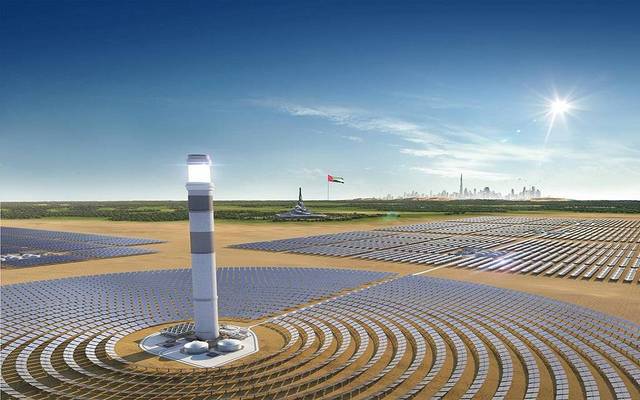 إنجاز 30% من بناء برج الطاقة الشمسية المركزة بمجمع"بن راشد"